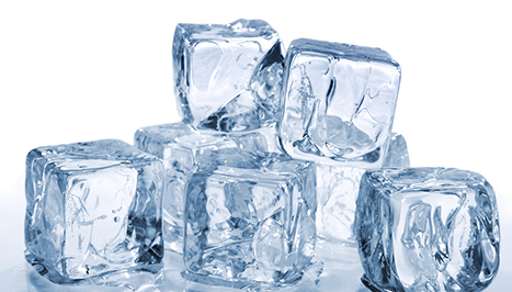 Refresco y hielo